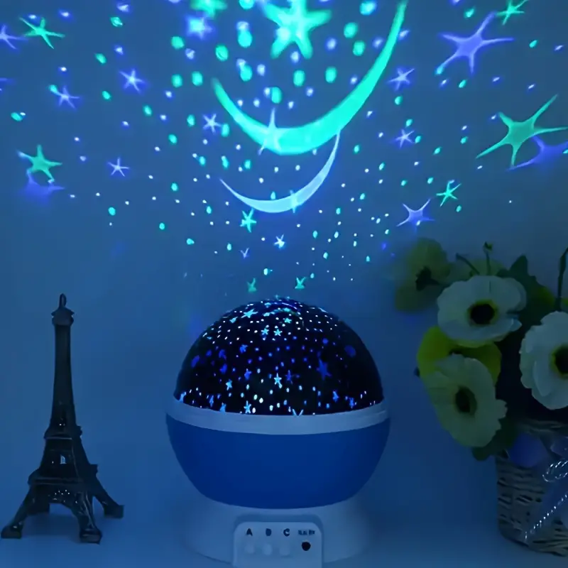 Starry Sky Night Light for Kids – Magical LED Projector with Color Change