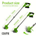 Battery Lawn Trimmer GrünKraft | Cordless & Adjustable | Multiple Blade Attachments | Lightweight & Portable