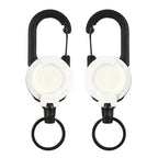 Outdoor Automatic Expandable Wire Rope Luya Theft Protection Tactical Keychain
