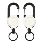 Automatic retractable wire rope outdoor keychain