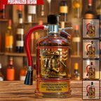 1Personalized Firefighter Tribute Whiskey Bottle