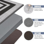 SafeStyle Non-Slip Mat for Home – Modern Design & Washable Artificial Leather