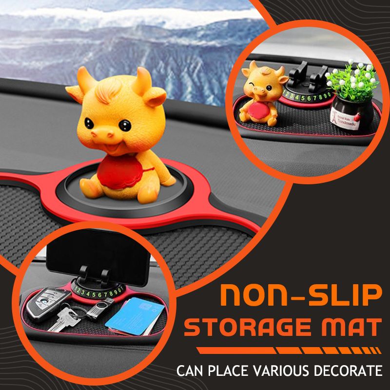 Anti-slip mat for mobile phone holder