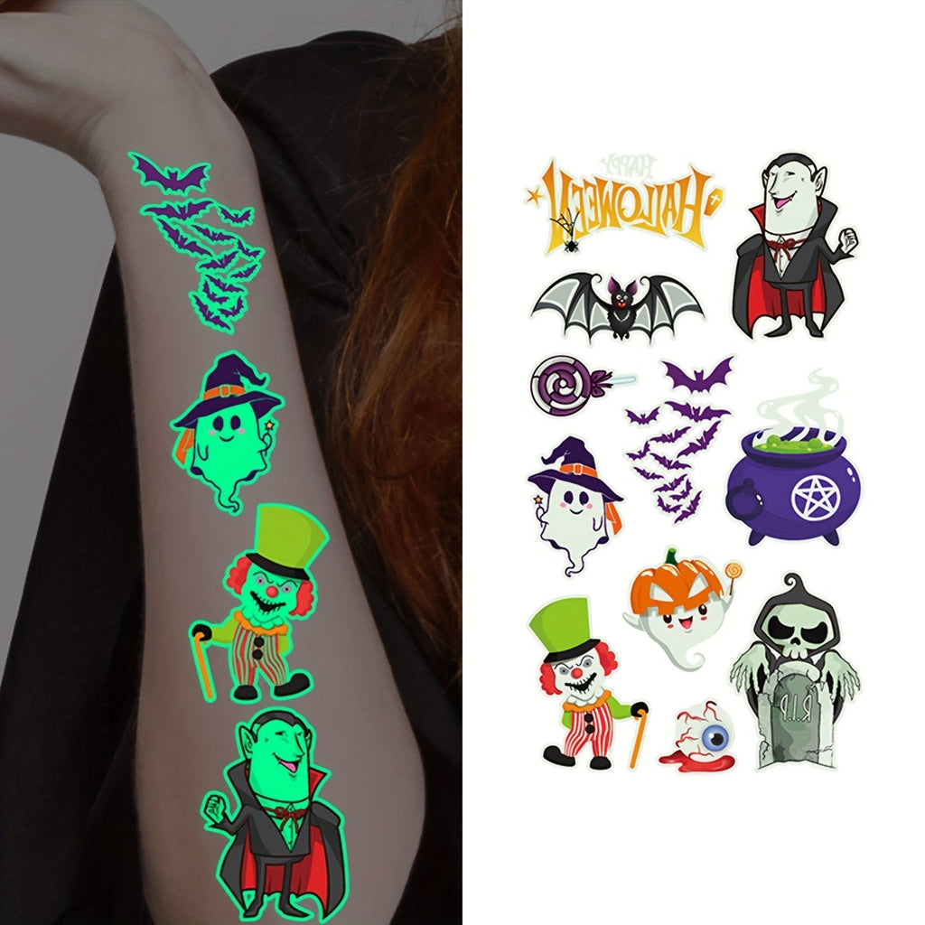 Temporary Glow in the Dark Kids Tattoos