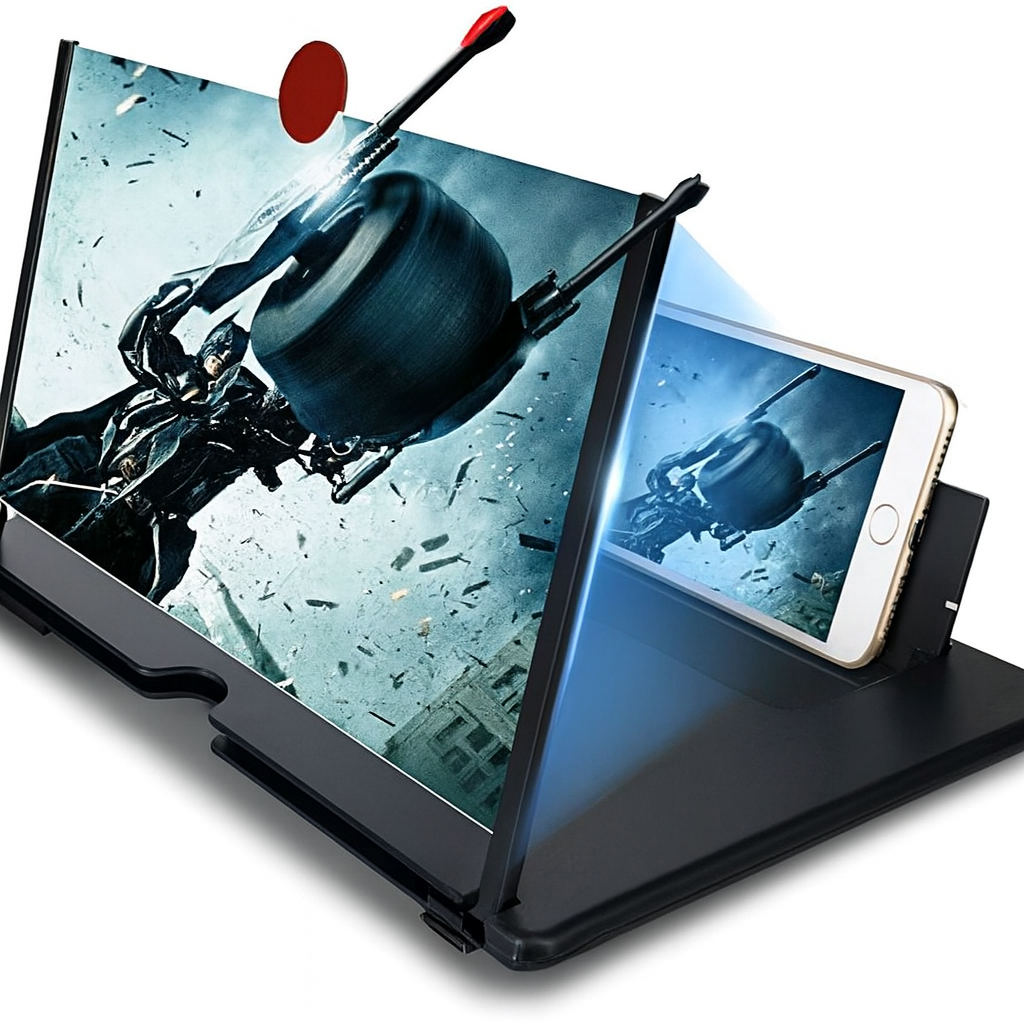 Foldable HD screen magnifier for smartphones