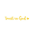 “Trust in God” Rear-View Mirror Decal