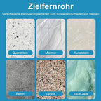 Galvanized diamond blade for cutting stone edges