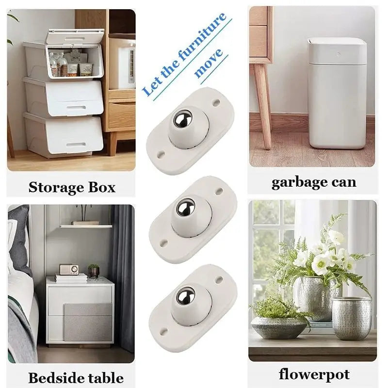 Self-adhesive 360° mini rolls for storage & furniture