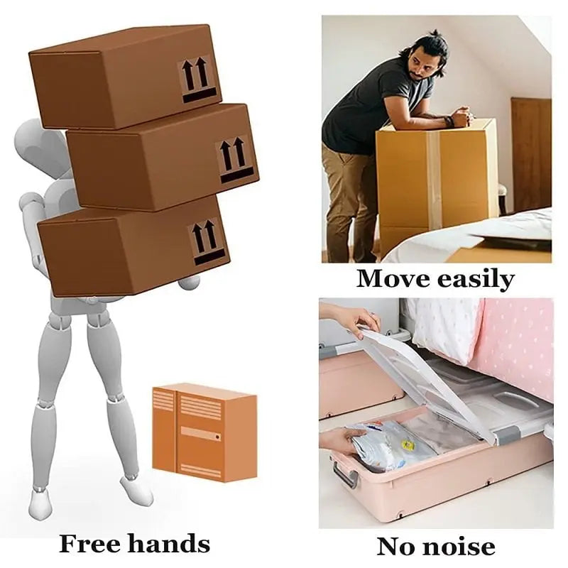 Self-adhesive 360° mini rolls for storage & furniture