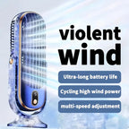 Portable Mini Air Conditioner with USB Charging – 5 Speeds & 720° Rotation