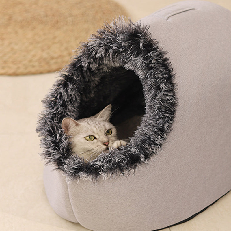CozyNest Animal Den Bed | Warm and comfortable hiding place for your furry friend