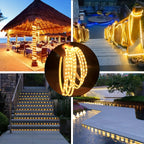 Solvara Flexible Solar LED Light Tube with Remote Control | Creative Outdoor Lighting | Energy Efficient & Weatherproof