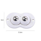 Self-adhesive universal swivel castor 4-piece set