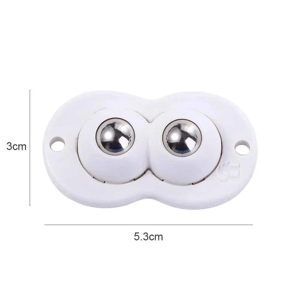 Self-adhesive universal swivel castor 4-piece set