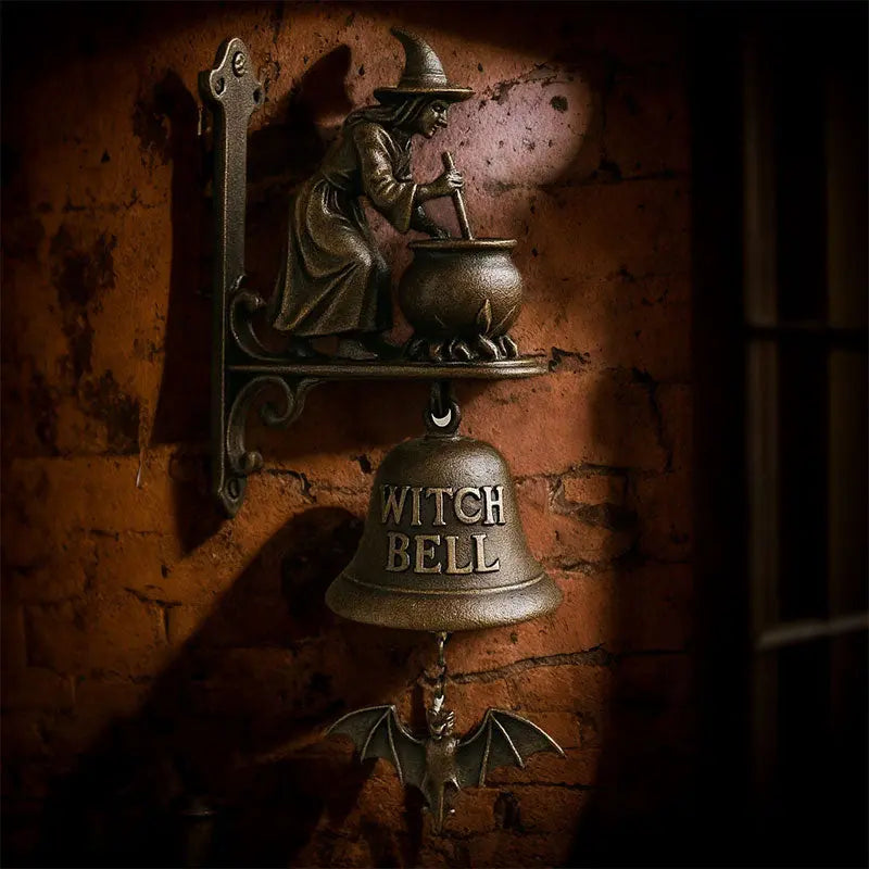 Antique Witch Doorbell Luna – Weatherproof Decorative Doorbell for Indoor and Outdoor