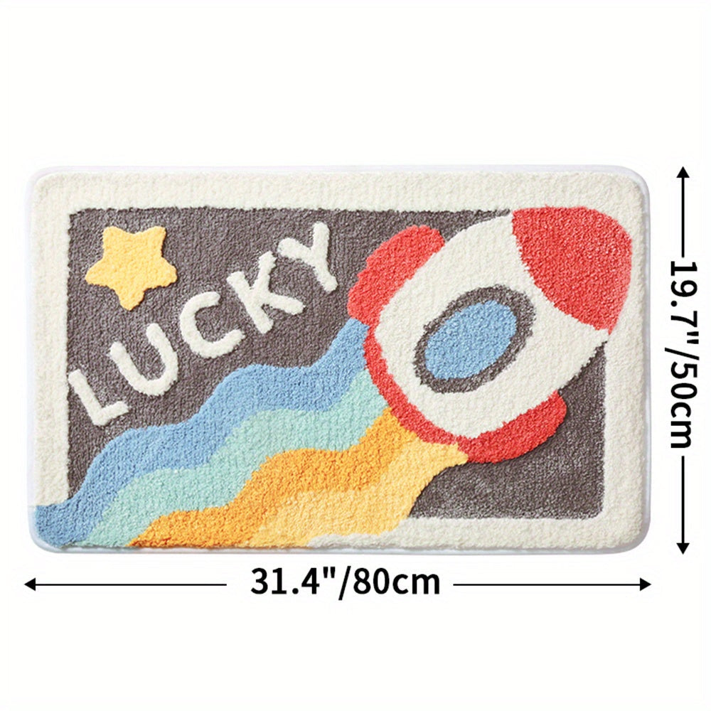 Soft and Non-Slip Bath Mat with High Absorbency