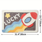 Soft and Non-Slip Bath Mat with High Absorbency