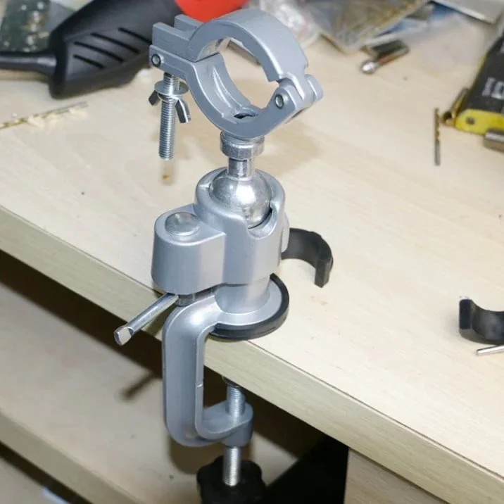 ClampSpin Stable Hands-Free Work