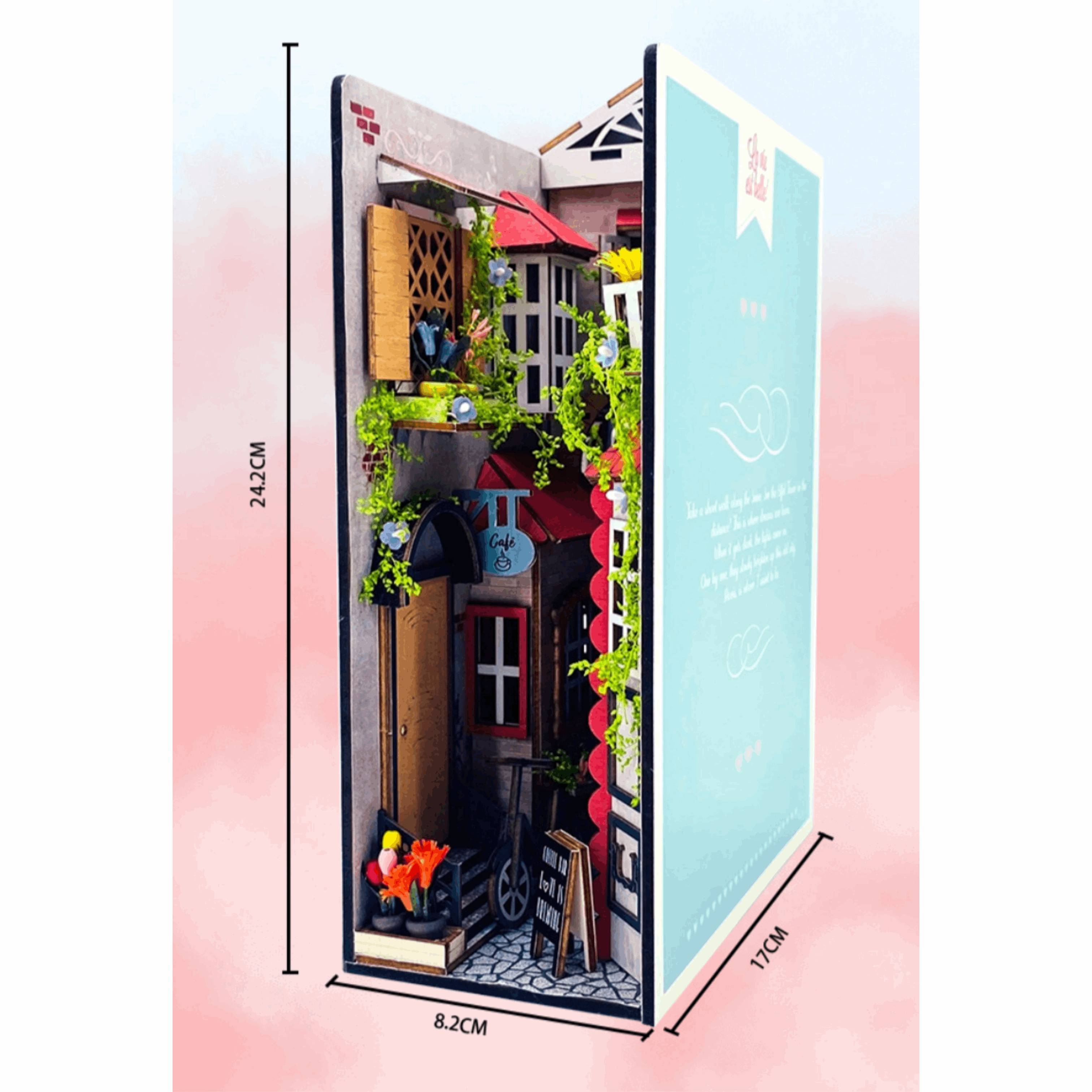 Parisian Alley DIY Book Nook Kit