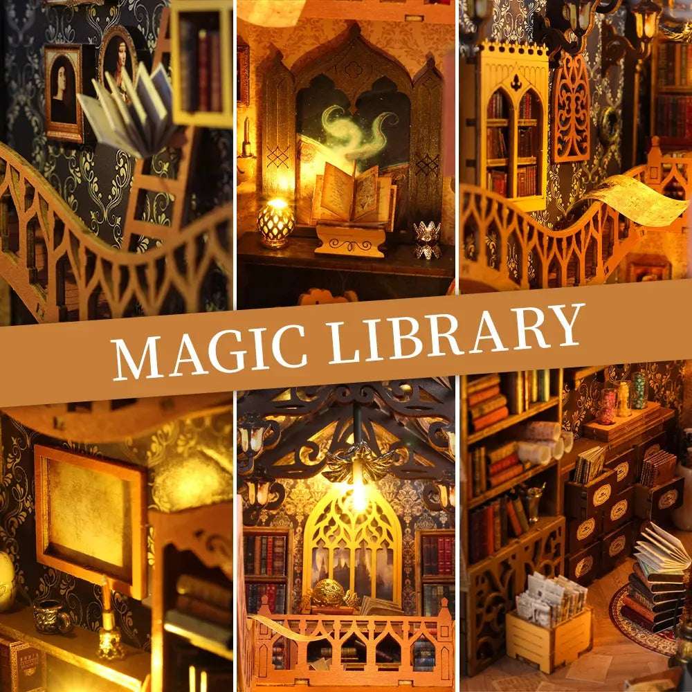 New Magic Library DIY Book Nook Kit