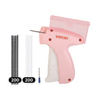 Mini Label Gun with Storage Box - Compact Design, Fine Needle Set, Contains More Than 2000 Labels, Suitable for Clothing and Fabric Labels