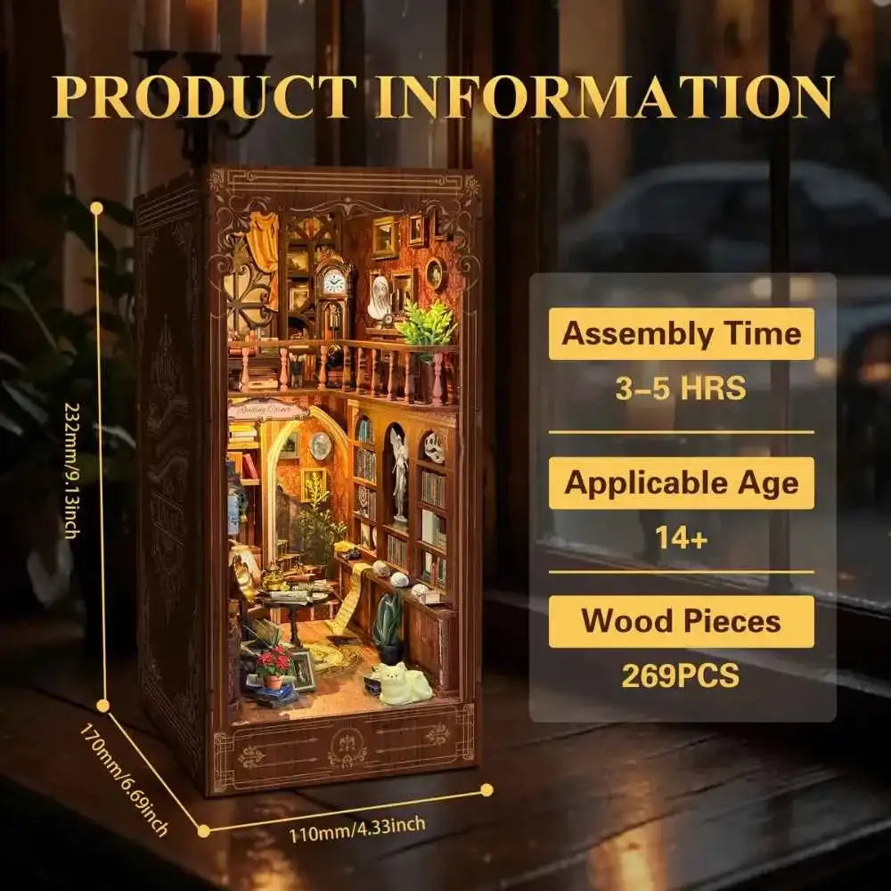 Timeworn Library Book Nook Kit