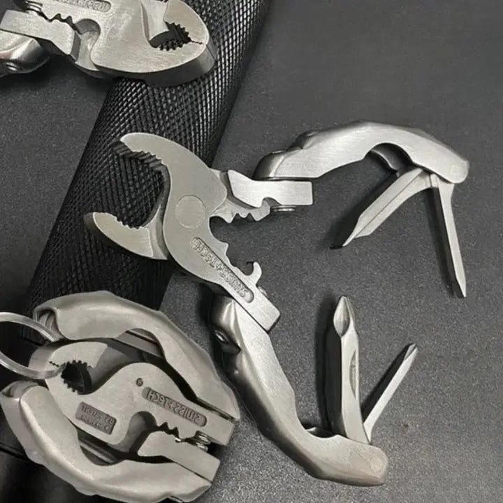 9-in-1 Stainless Steel Multi-Function Pliers – Compact & Versatile