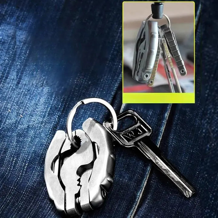 9-in-1 Stainless Steel Multi-Function Pliers – Compact & Versatile