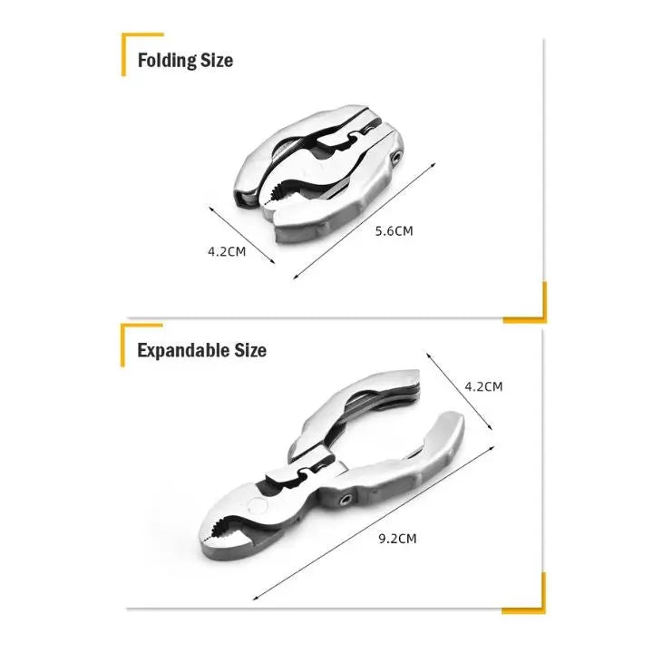 9-in-1 Stainless Steel Multi-Function Pliers – Compact & Versatile