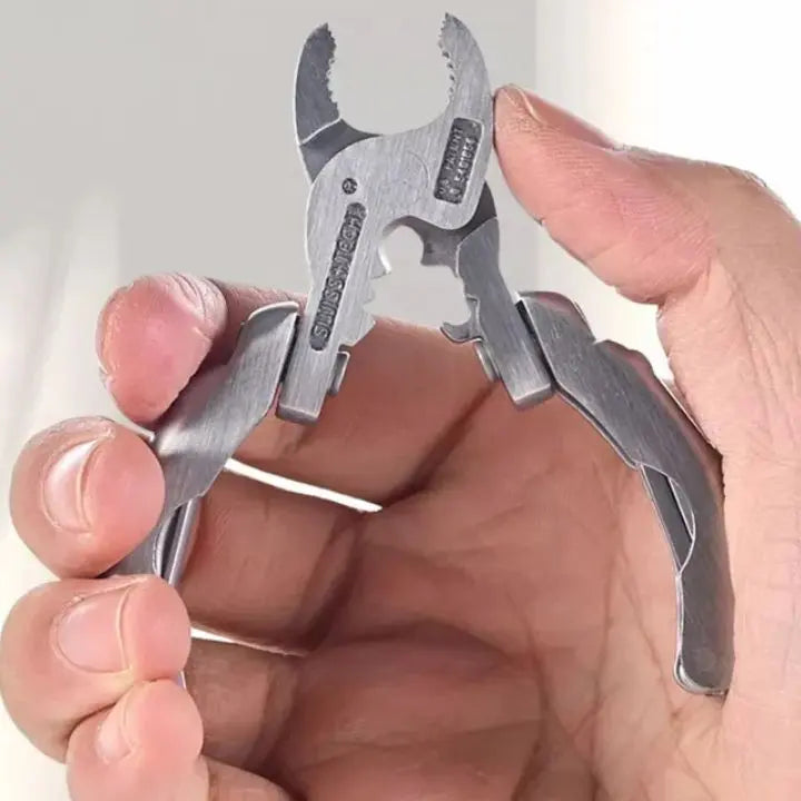 9-in-1 Stainless Steel Multi-Function Pliers – Compact & Versatile