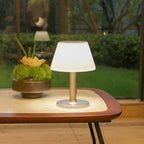 Elegant solid table lamp for outdoor charm