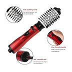 3-in-1 electric hair styler with hairdryer, brush & curling iron function