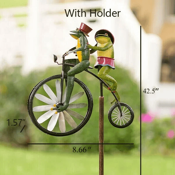 [ 49% OFF] Vintage Bicycle Metal Wind Spinner