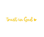 “Trust in God” Rear-View Mirror Decal