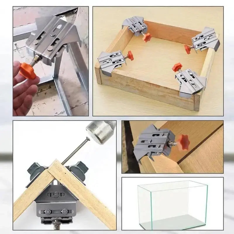 90° Woodworking Clamps – Sturdy & Flexible Angle Tool
