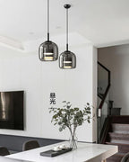 Valentino pendant light - Smoke - Set of 2