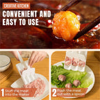 ‍Creative kitchen triple meatball machine