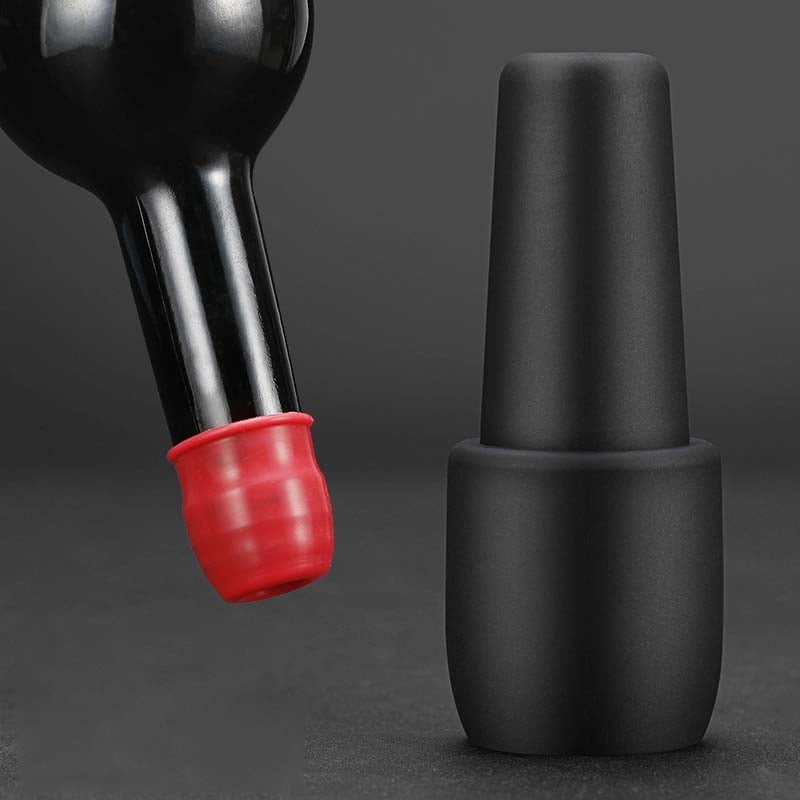 Reusable bottle stopper for sparkling wine