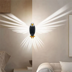 3D Eagle Wall Light | Patriotic LED Lamp | PETG Material | Warm White Illumination