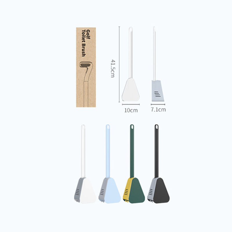 Long-handled toilet brush