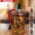 1Personalized Firefighter Tribute Whiskey Bottle