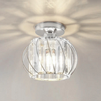 Pendant Light Black Glass Globe Ceiling Fixture