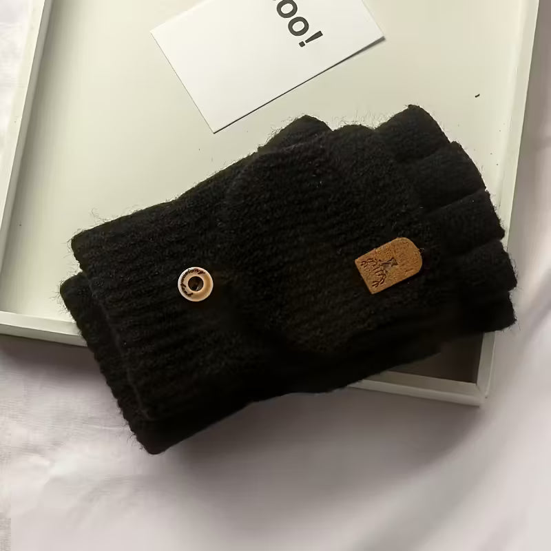 Men's WinterPro Fingerless Gloves – Thick, Warm and Comfortable