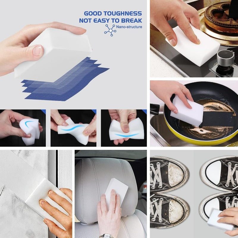 High-Density Melamine Cleaning Sponges
