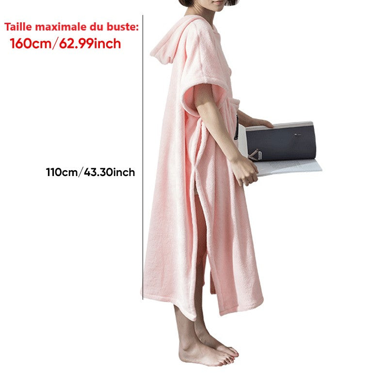Terry bathrobe made of soft cotton fabric Girly