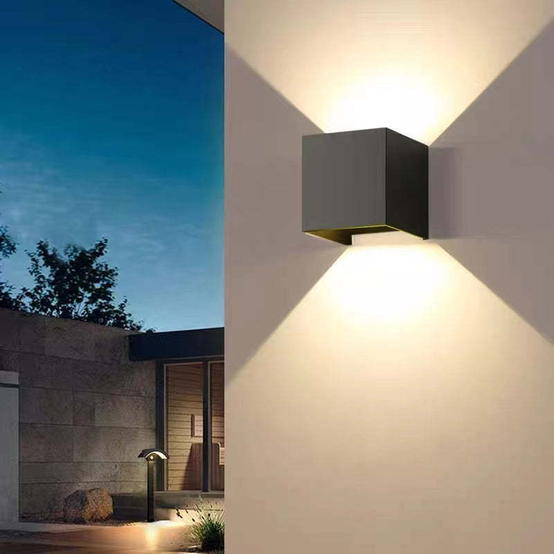 Modern Aluminum LED Wall Light – Waterproof