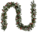 Christmas Garland with Lights - FrostGlow