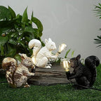 ForestGlow - Sophisticated Squirrel Lamp