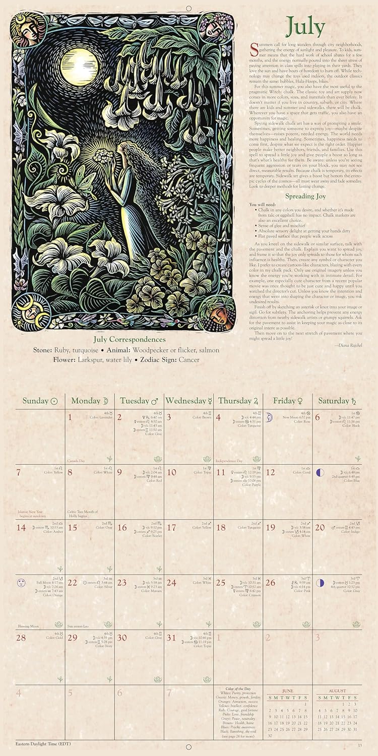 Magical Seasons Wall Calendar