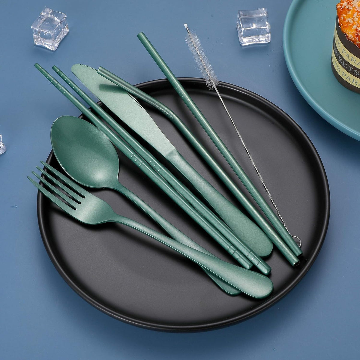Cutlery Set GoCutlery | 4-piece for on the go | Stainless Steel & BPA-free | With Transport Case